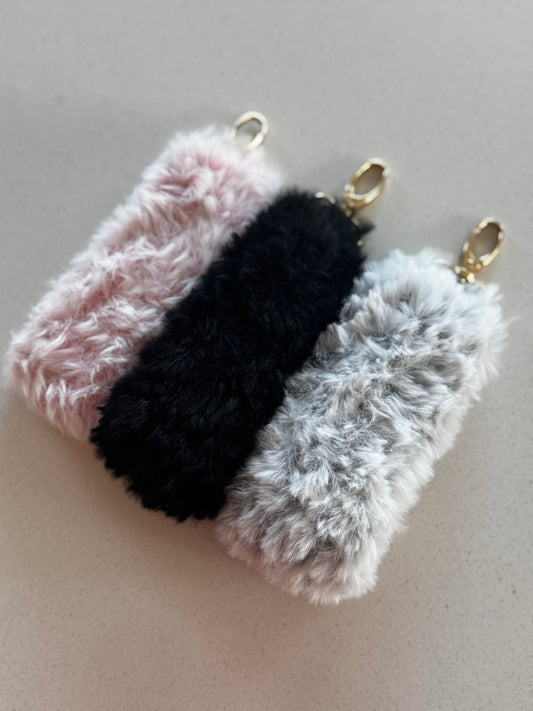 Faux Fur Keychain Band